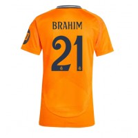 Camiseta Real Madrid Brahim Diaz #21 Visitante Equipación para mujer 2024-25 manga corta